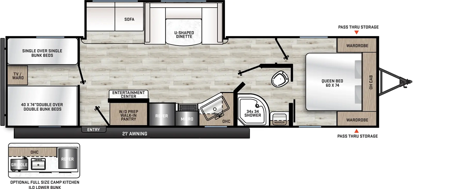 28QBUNK Floorplan Image